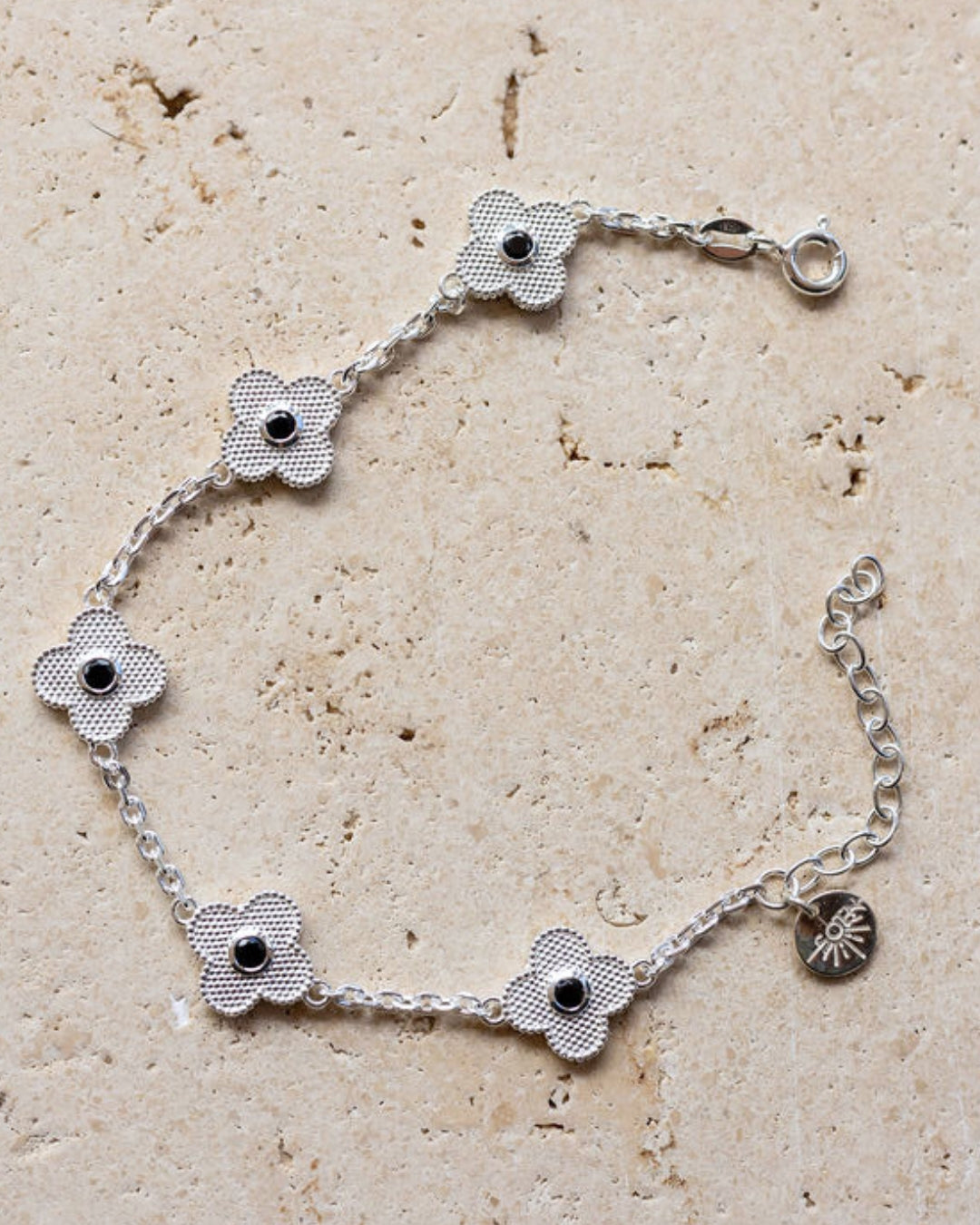 Karma Fortune Bracelet Silver Black