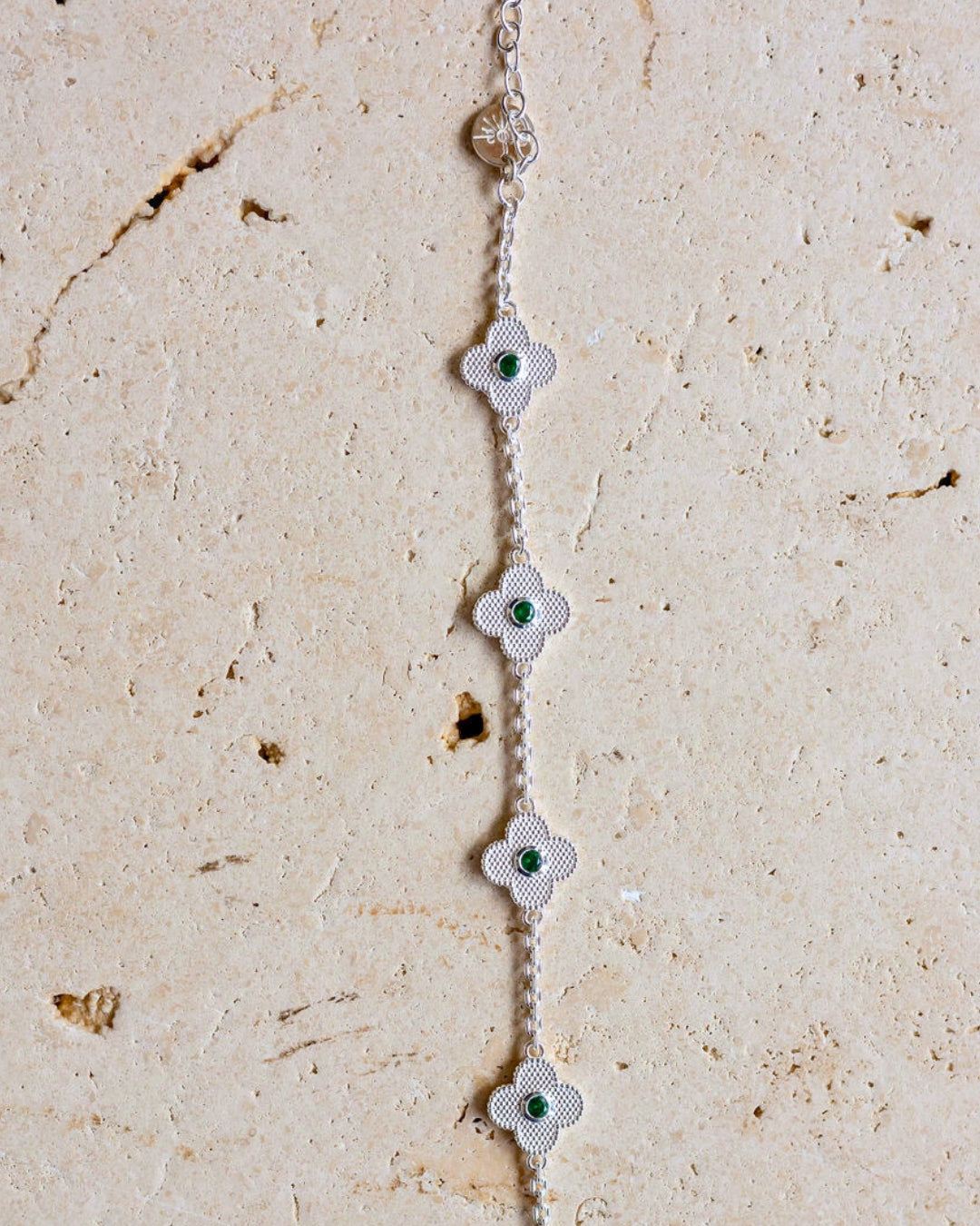 Karma Fortune Bracelet Silver Green