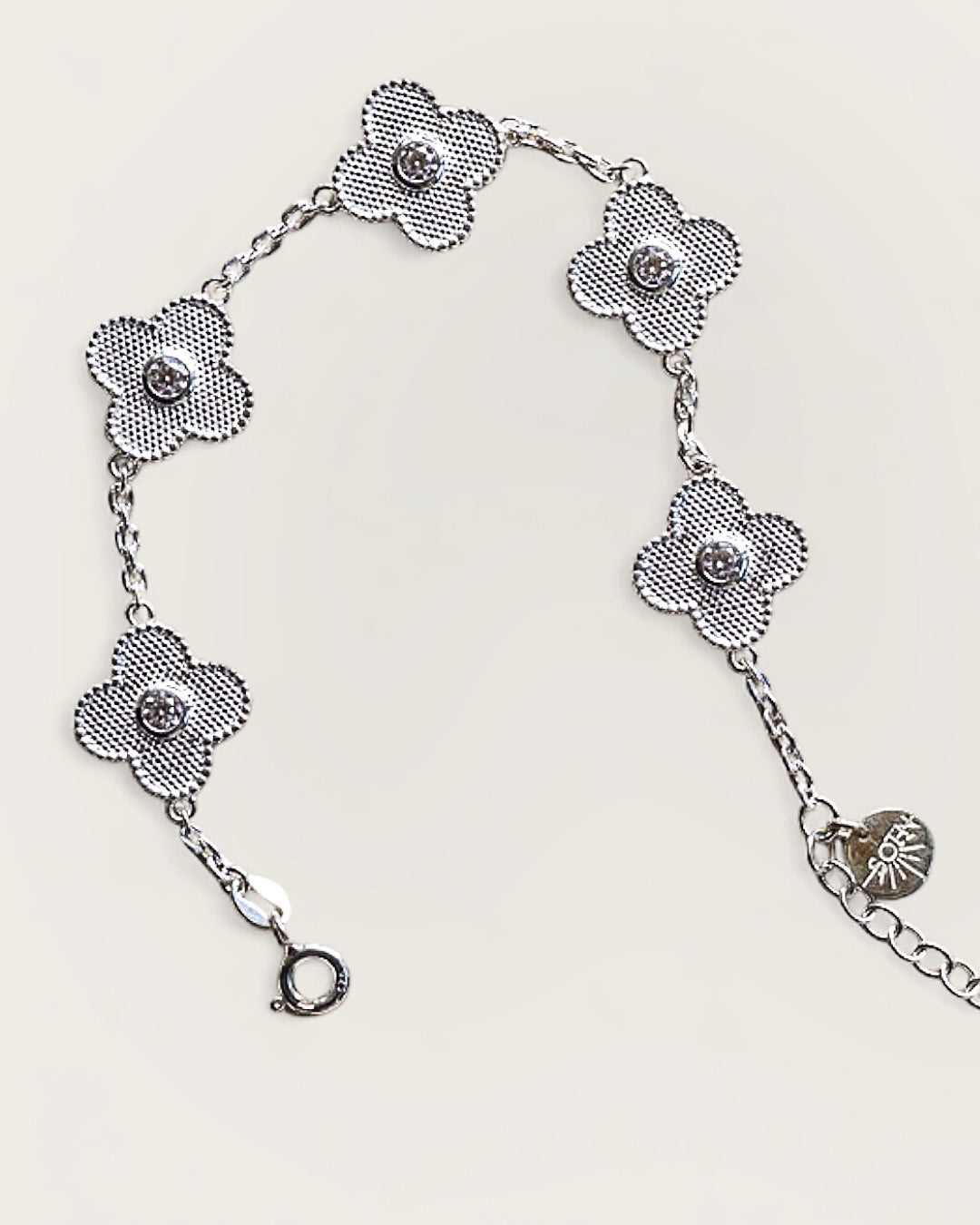 Karma Fortune Bracelet Silver White