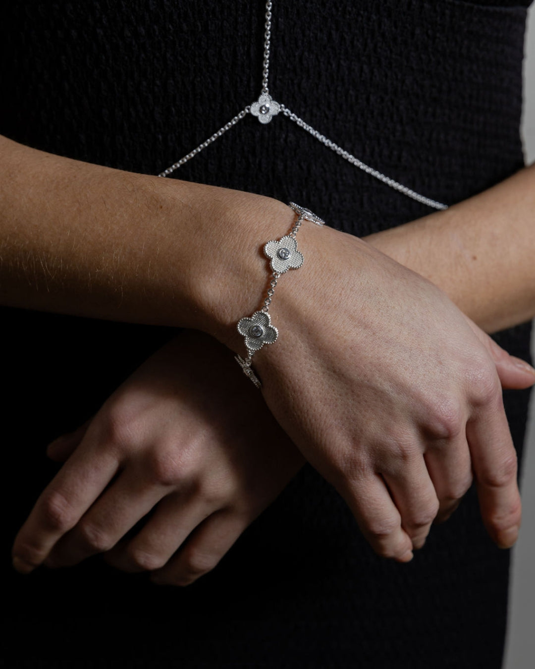Karma Fortune Bracelet Silver White