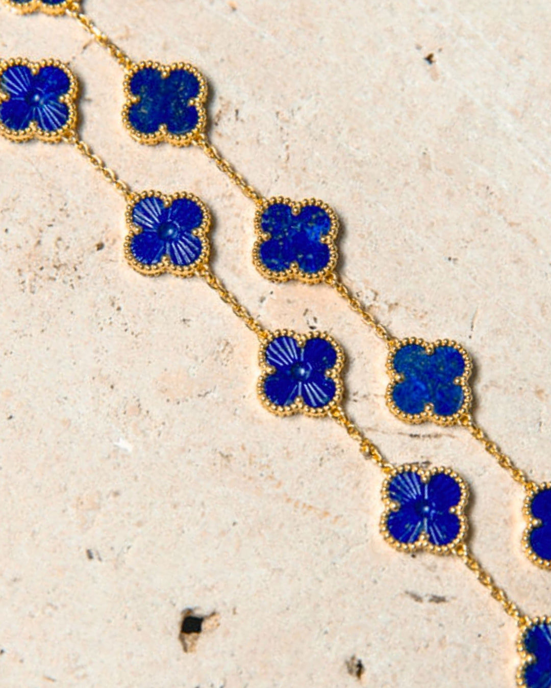 Karma Luxe Bracelet Gold Lapis Lazuli Blue