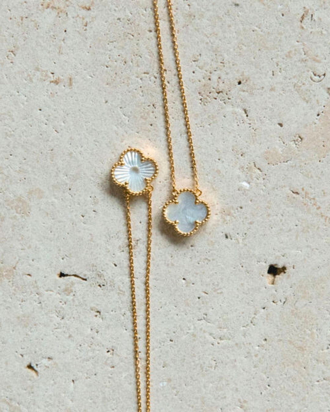 Karma Luxe Necklace Gold Mother of Pearl