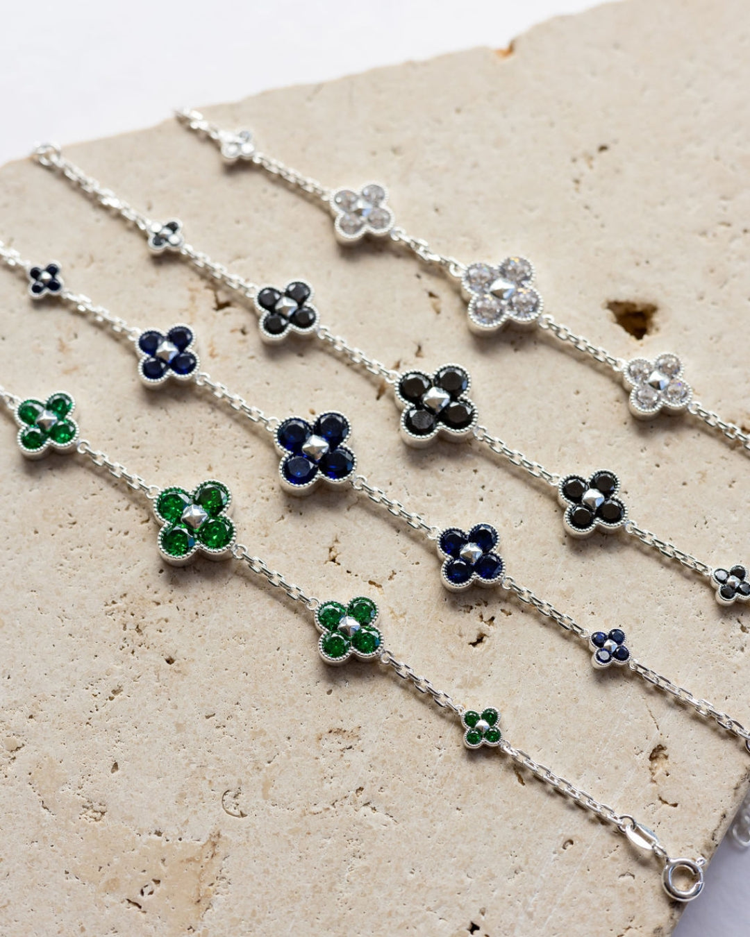 Karma Abundance Bracelet Silver Black