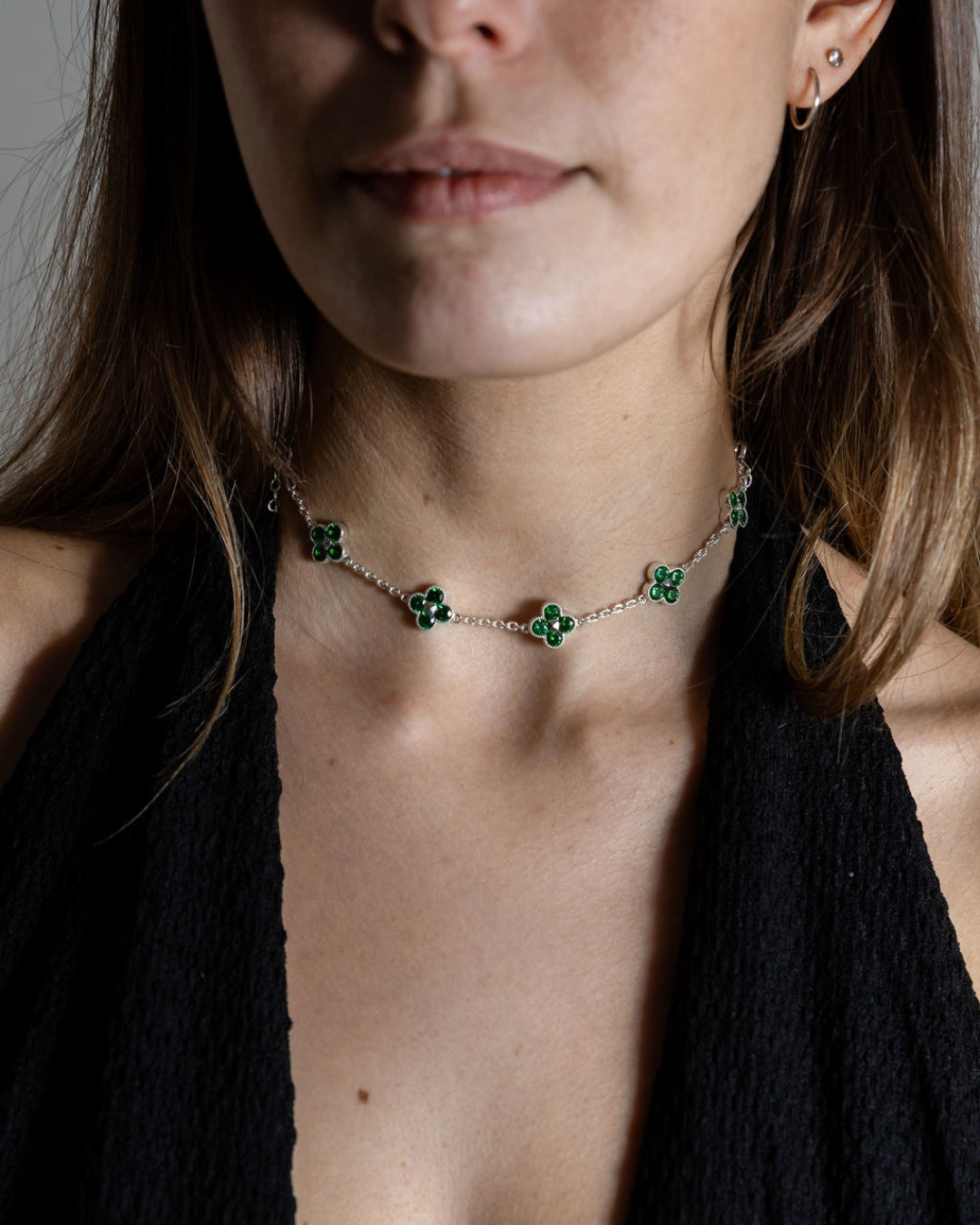 Karma Abundance Bracelet Silver Green